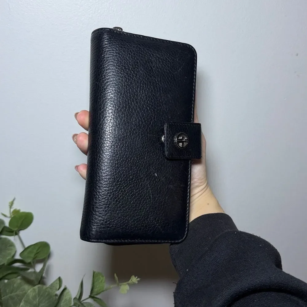 No-brand Women's Black Wallet-purses